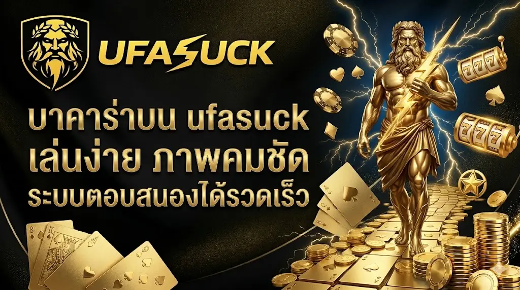 บาคาร่าบน ufasuck เล่นง่าย ภาพคมชัด ระบบตอบสนองได้รวดเร็ว